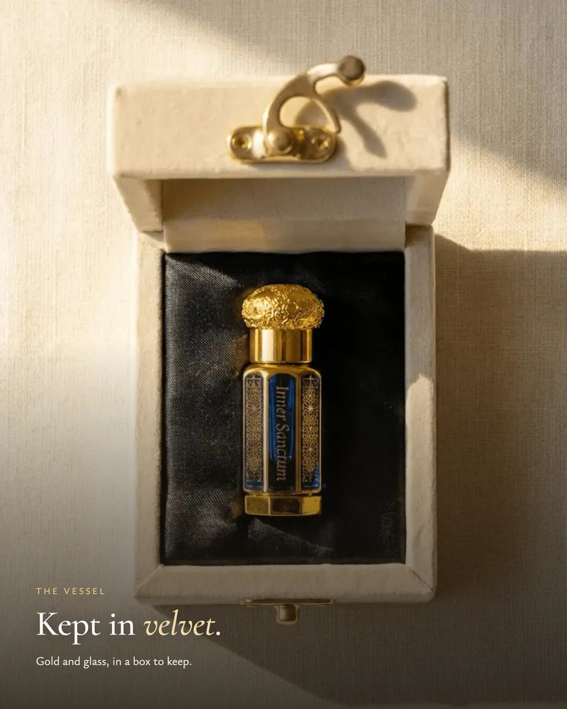 The vessel: kept in velvet