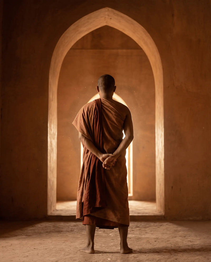 Woman seeking quiet contemplation