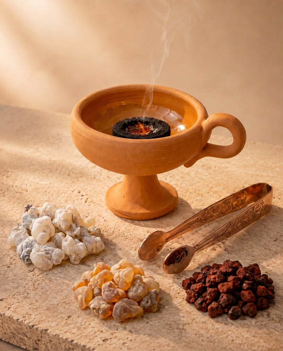 Trinity, three sacred resins with the full fire kit