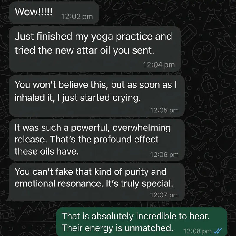 "I cried. That's the effect these have. You can't fake that."