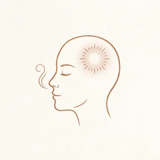 The scent reaching the brain