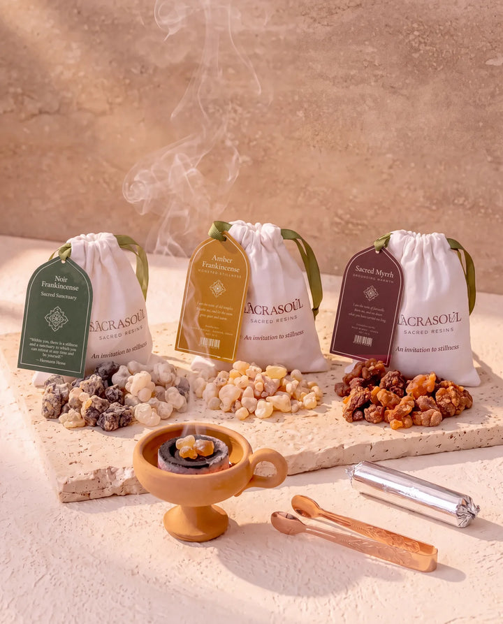 The Three Kings, three sacred resins with the full fire kit